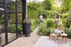 Elho Green Basics Regenton Plus 105 - Regenton Voor Kweken En Oogsten - Ø 58.4 X H 80.4 Cm - Zwart/Living Black -Gardena Winkel 1200x800 107