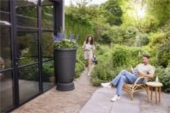 Elho Green Basics Regenton Plus 126 - Regenton Voor Kweken En Oogsten - Ø 70.5 X H 101.0 Cm - Zwart/Living Black -Gardena Winkel 1200x800 125