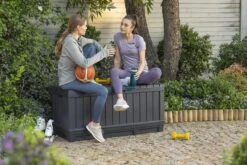 Keter Kentwood Opbergbox - 128x53.6x59 Cm - 350 L - Grafiet -Gardena Winkel 1200x800 62