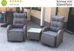 Loungeset Duoset Melia 2 Verstelbare Stoelen + Tafel - Balkonset -Gardena Winkel 1200x831