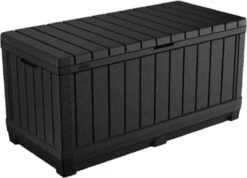 Keter Kentwood Opbergbox - 128x53.6x59 Cm - 350 L - Grafiet -Gardena Winkel 1200x863
