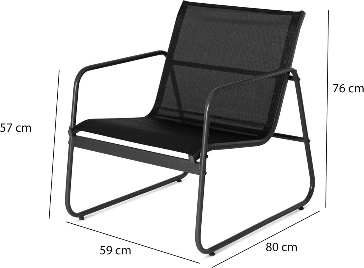 909 Outdoor Tuinset Camilla - 4-delig - Dubbele Zitbank - 2 Stoelen - Tafel - Stalenframe 6 909 Outdoor Tuinset Camilla - 4-delig - Dubbele Zitbank - 2 Stoelen - Tafel - Stalenframe - Afbeelding 6