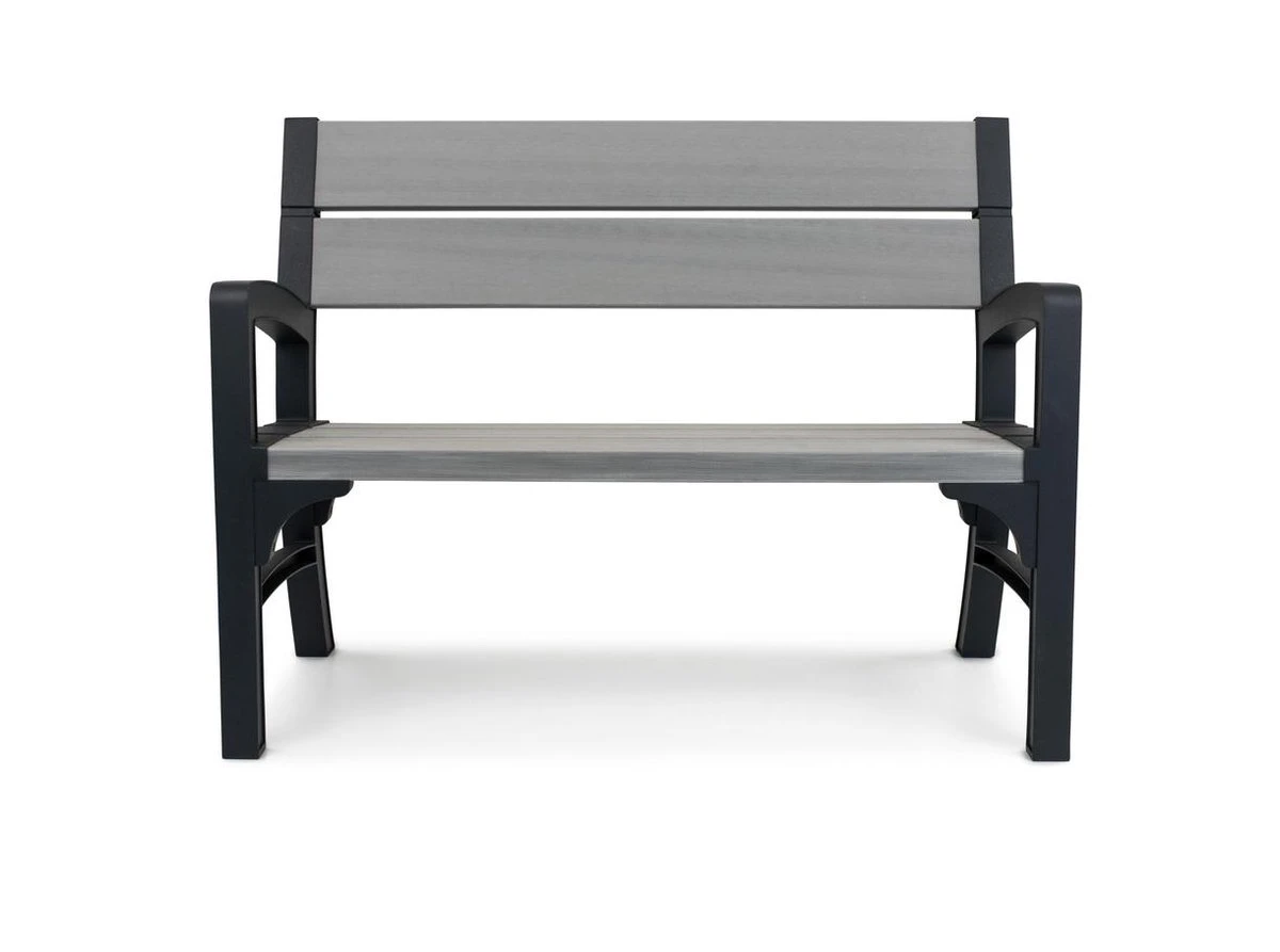 Keter Montero Tuinbank – 2-personen - 120x61x91cm - Grafiet 1 Keter Montero Tuinbank – 2-personen - 120x61x91cm - Grafiet