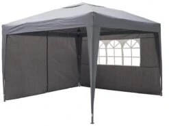 Garden Royal Partytent 3x3m Easy Up Grijs Met 4 Zijwanden -Gardena Winkel 1200x900 4