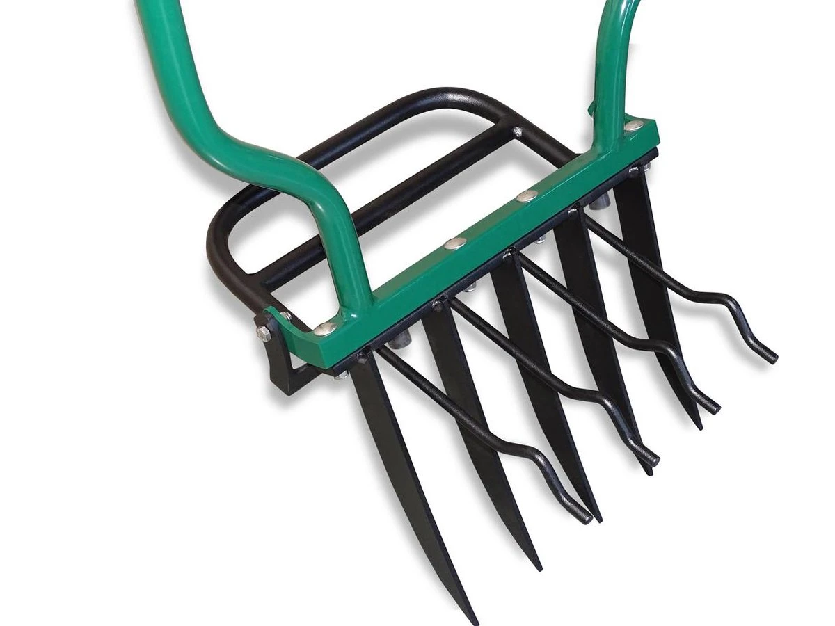 Biogroei® Ergonomische Woelvork - Spitvork - Met Verkruimelaar - Verlucht Je Bodem 2 Biogroei® Ergonomische Woelvork - Spitvork - Met Verkruimelaar - Verlucht Je Bodem - Afbeelding 2