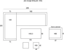 Garden Impressions Jaru Lounge Dining Set - Extra Luxe Kussens -Gardena Winkel 1200x931