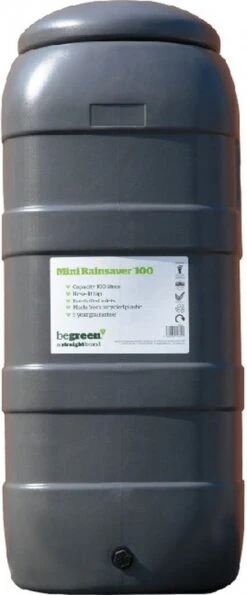 Harcostar Rainsaver Regenton 100 Liter Antraciet Met Vulautomaat En 3 Delige Voet -Gardena Winkel 498x1200