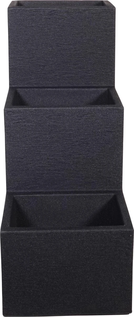 4gardenz Stone Trapsgewijs Plantenbak Voor Buiten 27x60x60 Cm - Grijs 3 4gardenz Stone Trapsgewijs Plantenbak Voor Buiten 27x60x60 Cm - Grijs - Afbeelding 3