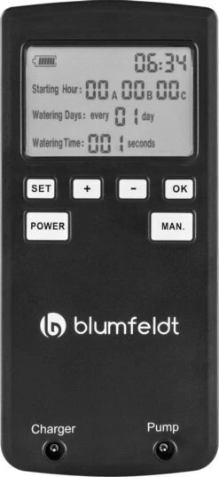 Blumfeldt Greenkeeper Automatisch Bewateringssysteem - Besproeiingscomputer - Druppelsysteem - Bewateringsautomaat Ideaal Tijdens Vakantie - Voor 60 Potplanten -Gardena Winkel 552x1200