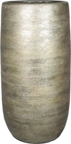 Bloempot Mira Hoog - D26 X H50cm - Goud