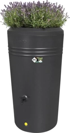 Elho Green Basics Regenton - Regenton - Living Black - Buiten - 200 Liter 30 Elho Green Basics Regenton - Regenton - Living Black - Buiten - 200 Liter -Gardena Winkel 635x1200
