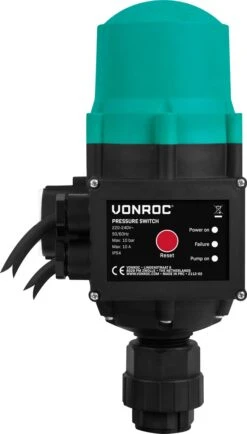 VONROC Hydrofoorpomp / Automatische Pomp - 1000W - 3500l/h - Met Drukschakelaar - Droogloopbeveiliging - Voor Besproeien En Huishoudwater -Gardena Winkel 683x1200