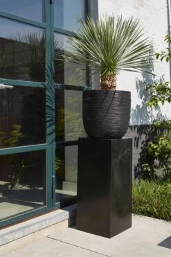 Capi Europe - Bloempot Bol Rib NL - 43x41 - Antraciet - Voor Binnen En Buiten - KOFZ933 -Gardena Winkel 799x1200 20