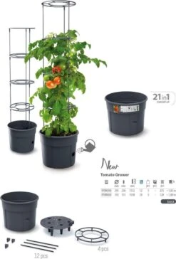 TOMATENPOT VOOR HET KWEKEN VAN TOMATEN PROSPERPLAST 28L -Gardena Winkel 815x1200