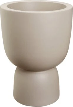 Elho Pure Coupe 35 - Bloempot Voor Binnen & Buiten - Ø 34.9 X H 49.0 Cm - Beige/Balanced Beige -Gardena Winkel 819x1200 1