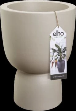 Elho Pure Coupe 41 - Bloempot Voor Binnen & Buiten - Ø 41.3 X H 57.9 Cm - Beige/Balanced Beige -Gardena Winkel 820x1200 4