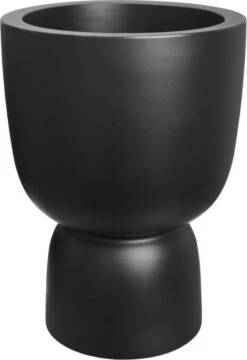 Elho Pure Coupe 41 - Bloempot Voor Binnen & Buiten - Ø 41.3 X H 57.9 Cm - Zwart/Zwart -Gardena Winkel 823x1200 2