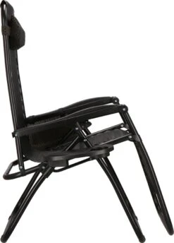 Springos Tuinstoel | Ligstoel | Opvouwbaar | Verstelbaar | Ergonomische Hoofdsteun | Bruin / Zwart -Gardena Winkel 861x1200