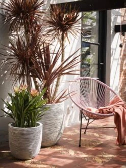 Capi Europe - Bloempot Bol Rib NL - 43x41 - Antraciet - Voor Binnen En Buiten - KOFZ933 -Gardena Winkel 900x1200 4