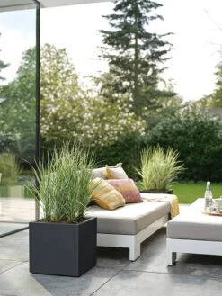 Elho Vivo Next Vierkant 40 - Plantenbak Voor Binnen & Buiten - Ø 39.0 X H 37.9 Cm - Zwart/Living Black -Gardena Winkel 900x1200 6