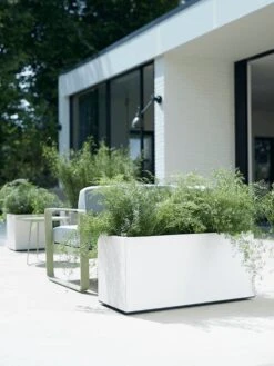 Elho Vivo Matt Finish Lang Wielen 90 - Grote Staande Plantenbak Voor Binnen & Buiten - Gemaakt Van Gereycled Plastic - L 39 X W 88 X H 41 Cm - Zwart -Gardena Winkel 900x1200 8