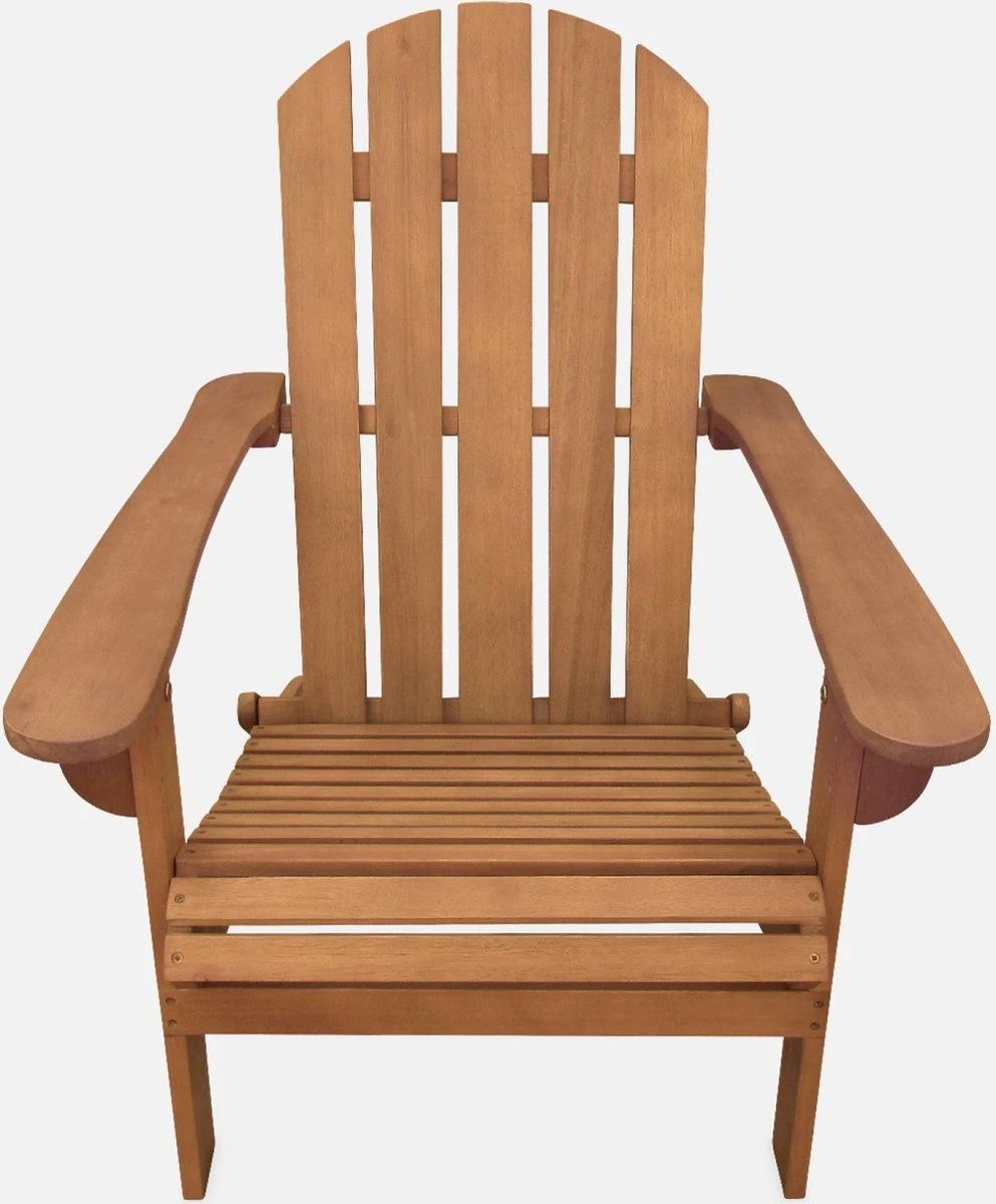 Alice's Garden Relaxstoel Adirondack Salamanca - FSC Eucalyptushout – Naturel 5 Alice's Garden Relaxstoel Adirondack Salamanca - FSC Eucalyptushout – Naturel - Afbeelding 5